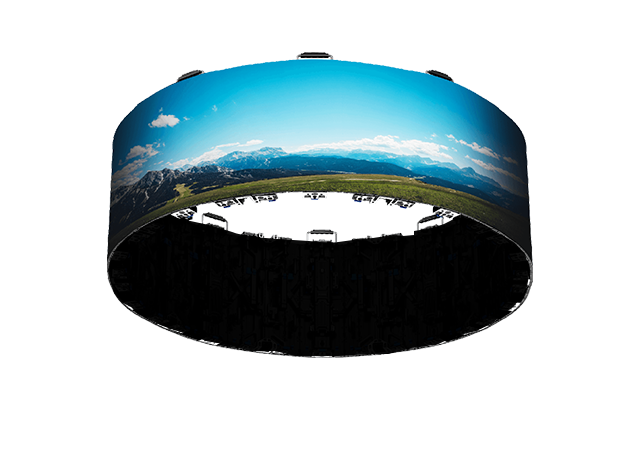 YES TECH| latest indoor & outdoor rental panel with flexible arc