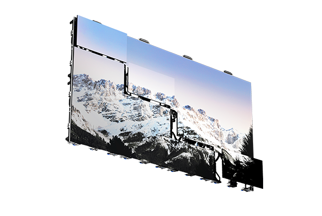 YES TECH| latest indoor & outdoor rental panel with flexible arc