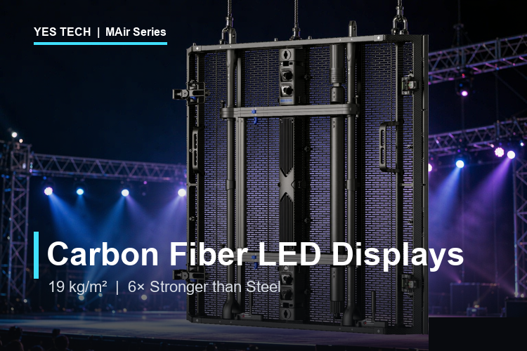 Carbon Fiber LED Displays: Why Lightweight Structure Matters for Touring