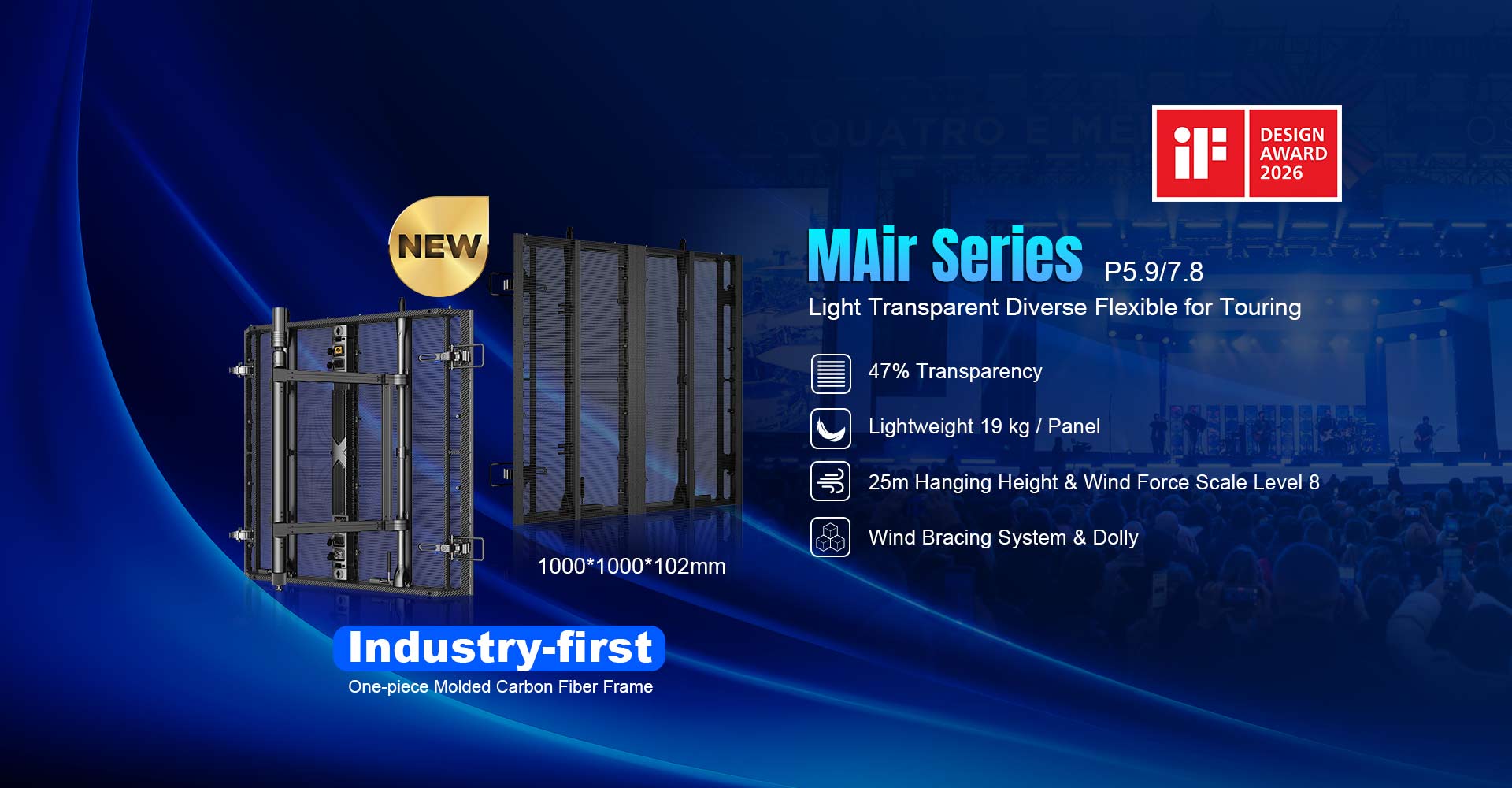 YESTECHMAirTransparentLEDDisplay