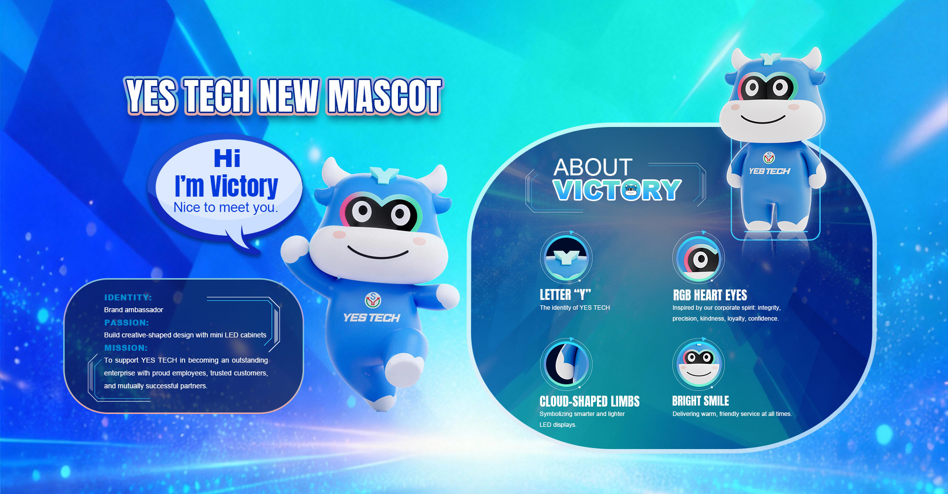 YES TECH NEW MASCOT VICTORY