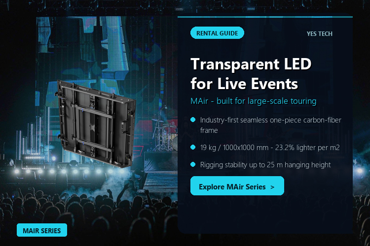 Choosing Transparent LED for Live Events: A Practical Rental Guide