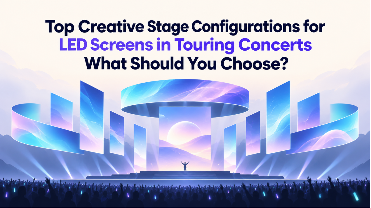 Top Creative Stage Configurations for LED Screens in Touring Concerts: What Should You Choose?