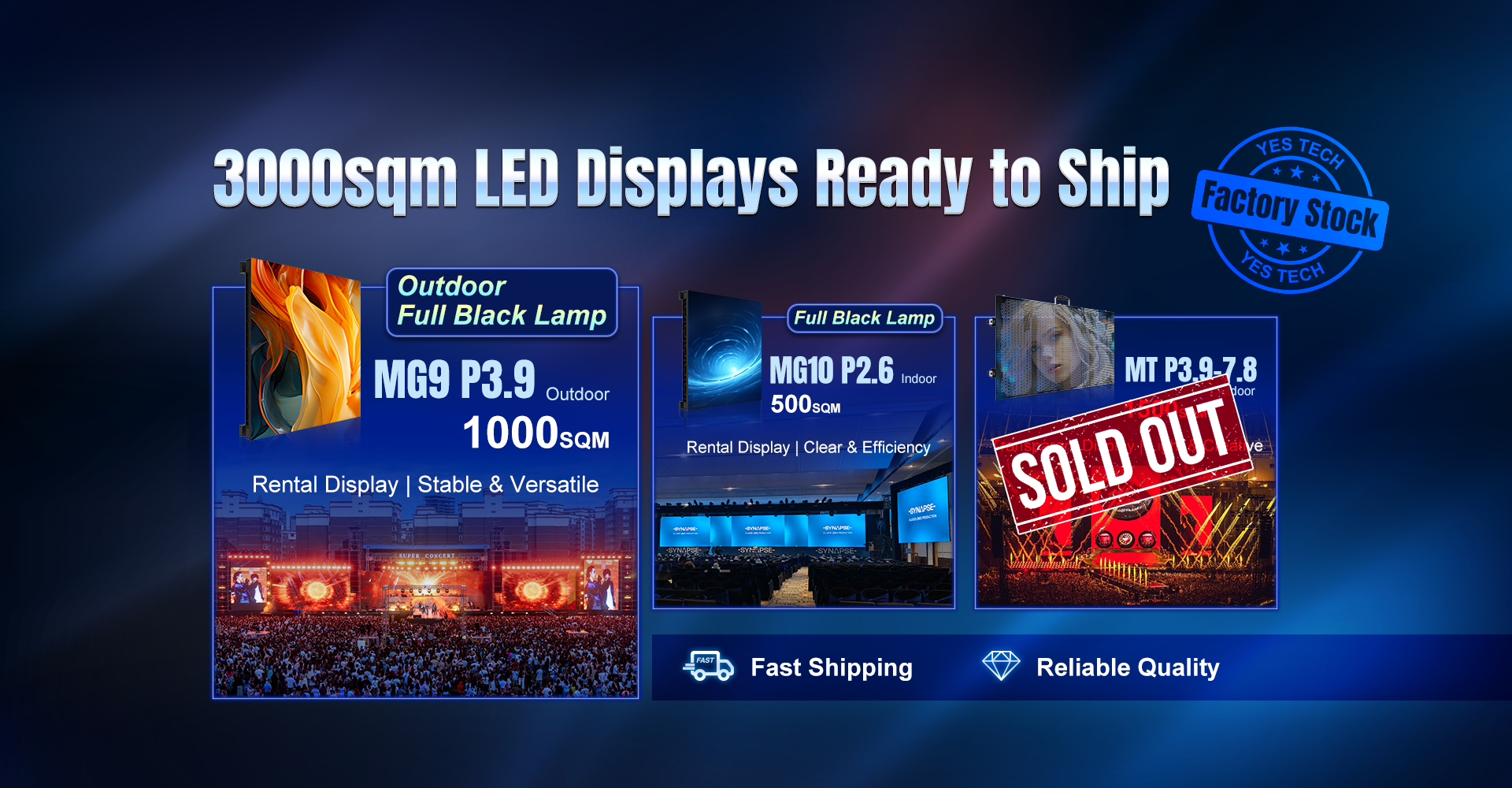 YESTECH3000SQMStockPromotionfor2026